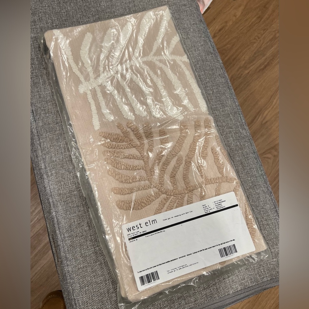 NWT West Elm Pillow Cover 20x20